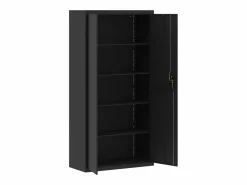 Archivador 90x40x180 cm acero Negro Hot