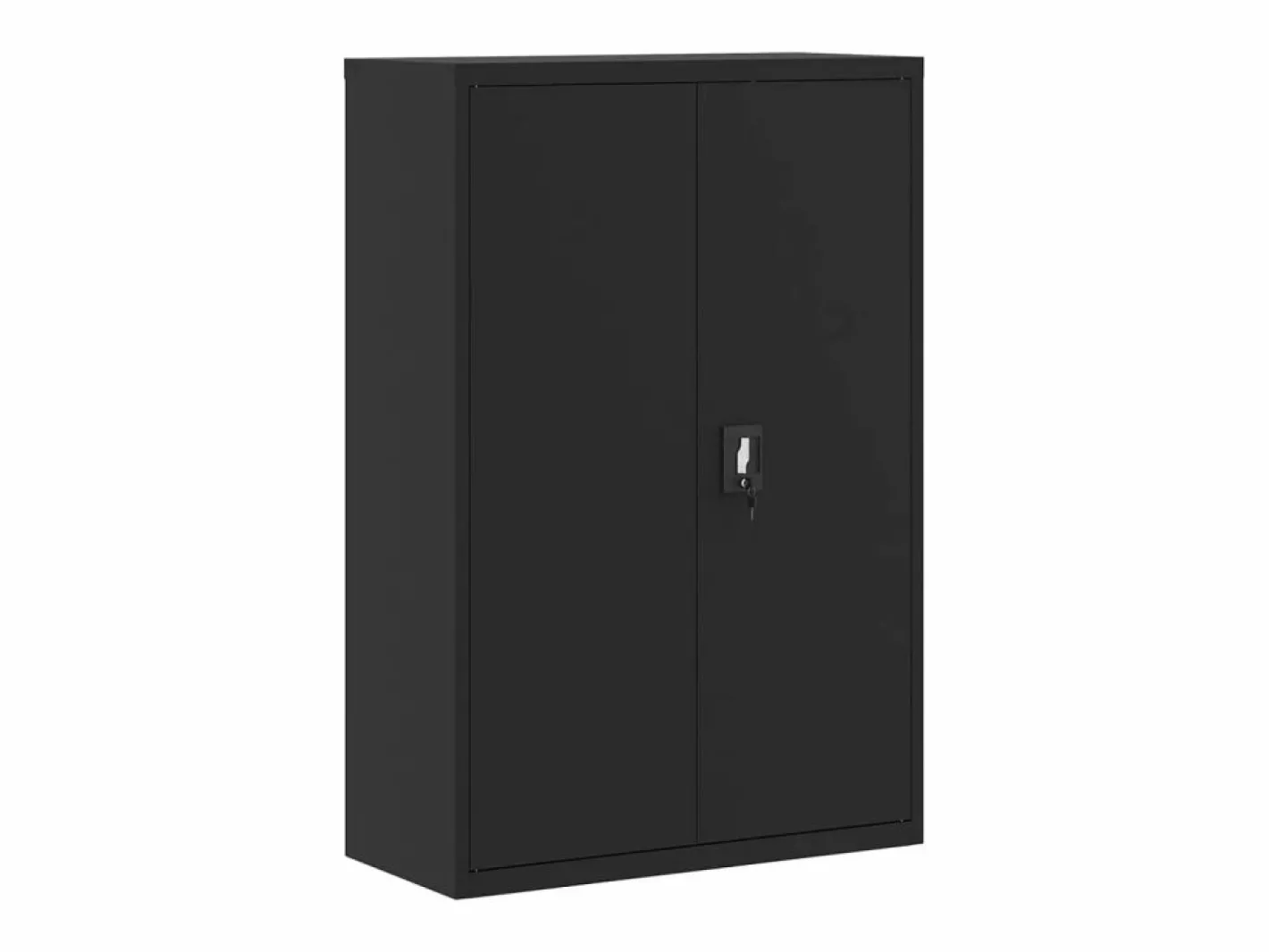 Archivador 90x40x140 cm acero Negro