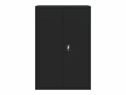 Archivador 90x40x140 cm acero Negro