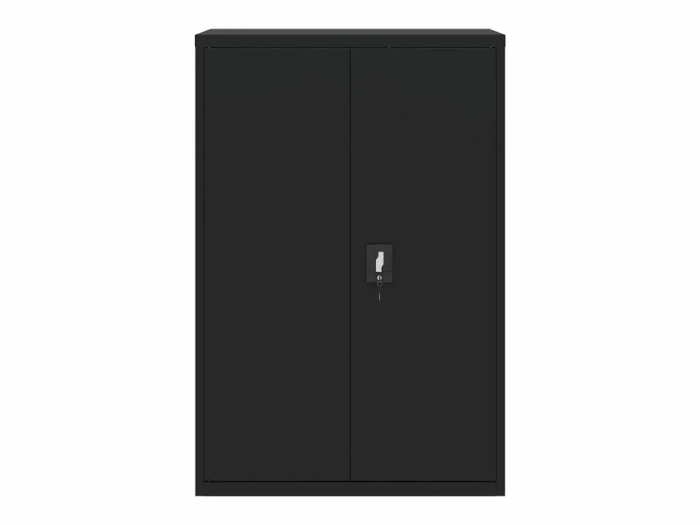 Archivador 90x40x140 cm acero Negro