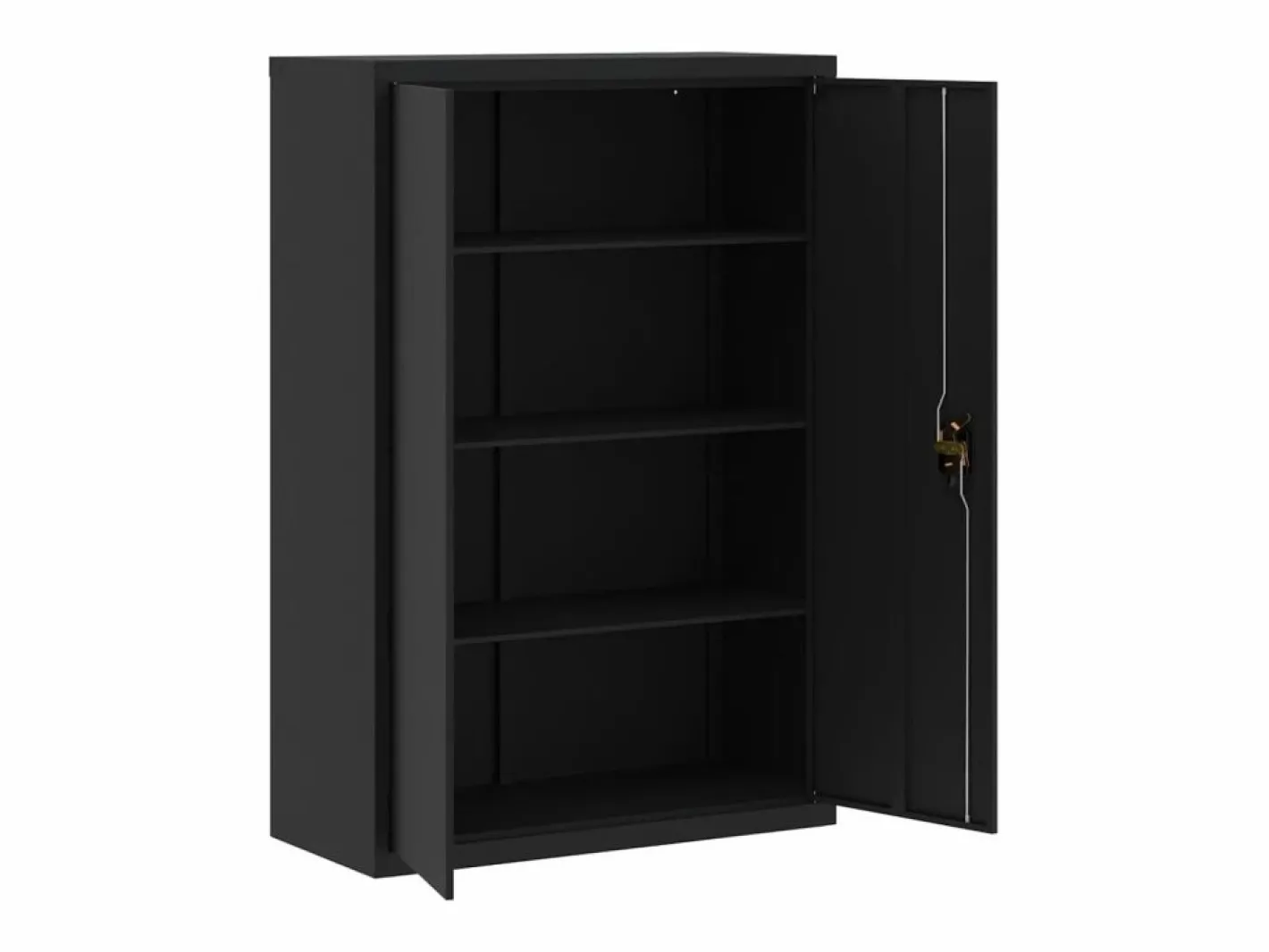 Archivador 90x40x140 cm acero Negro