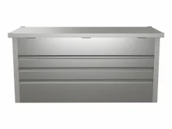 Arcón de jardín de acero galvanizado volumen 400L - TOMASO^Vente-unique Discount