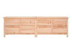 vidaxl Baúl De Jardín|Arcón de jardín madera maciza abeto 198,5x50x56,5 cm