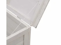 Arcón de jardín madera maciza abeto 150x50x56,5 cm^vidaxl New