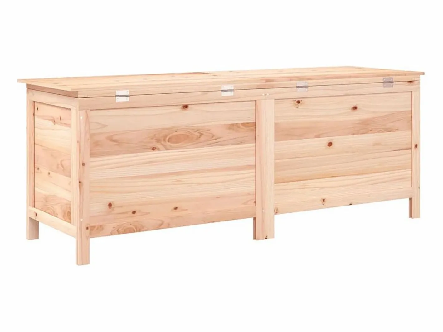 vidaxl Baúl De Jardín|Arcón de jardín madera maciza abeto 150x50x56,5 cm