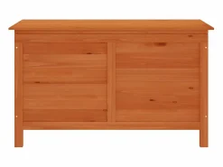vidaxl Baúl De Jardín|Arcón de jardín madera maciza abeto 99x49,5x58,5 cm