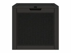 Arcón de jardín 55,5x43x53 cm polipropileno Negro Best