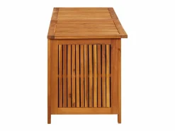 Arcón de jardín 150x50x58 cm Madera maciza de acacia Marru00f3n