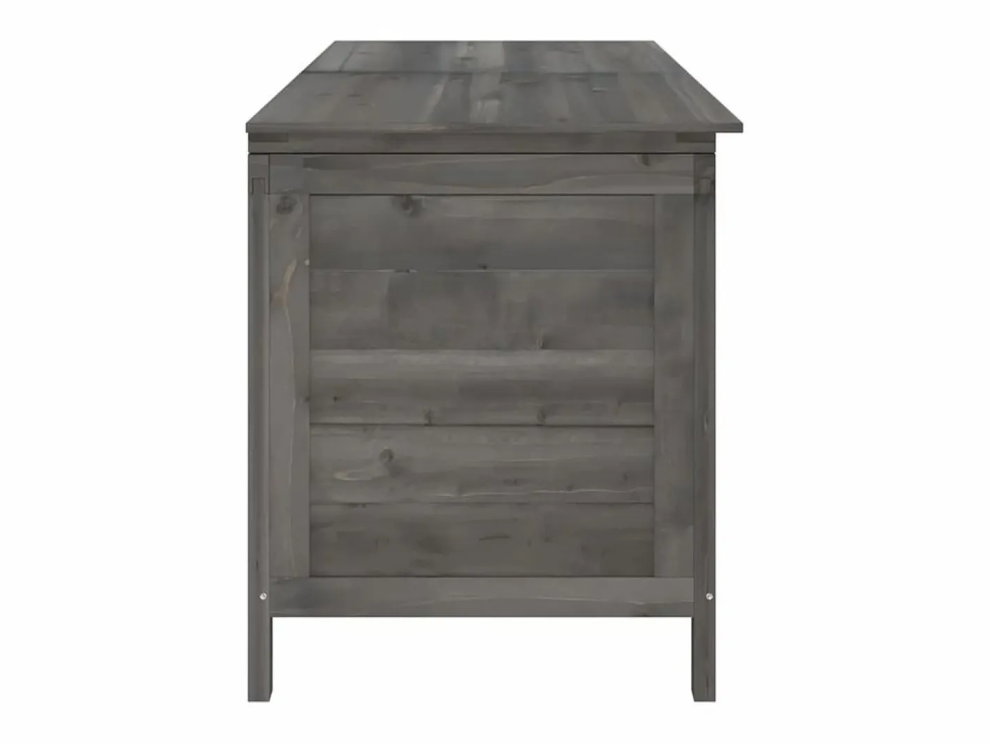 Arcón jardín madera maciza abeto 150x50x56,5 cm^vidaxl Discount