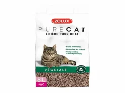 ZOLUX Arena vegetal natural para gatos 8L Marru00f3n Sale