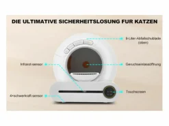 Arenero para gatos de autolimpieza adaptativa de 65L para varios gatos.^ Sale