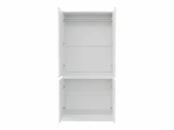 Muebles Niño|Armario 70 × 40 × 170 cm - modelo de doble puerta con amplios compartimentos de almacenamiento -