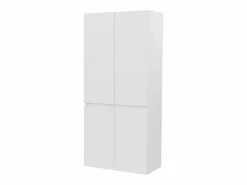 Muebles Niño|Armario 70 × 40 × 170 cm - modelo de doble puerta con amplios compartimentos de almacenamiento -