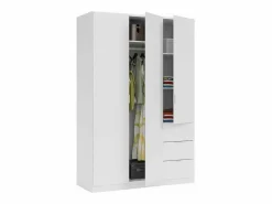 Armario|Armario 3 puertas abatibles 3 cajones acabado . 180cm(alto). 121cm(ancho). 52cm(fond