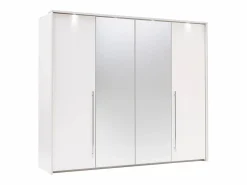 Armario 2 puertas con espejo y LEDs 255 cm color INGINA^Vente-unique Online