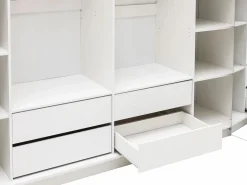 Armario 2 puertas con espejo y LEDs 255 cm color INGINA^Vente-unique Online