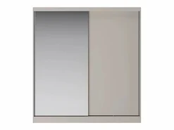 Vente-unique Armario|Armario 2 puertas correderas con espejo An200 cm - OCHIRA