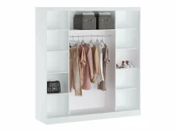 Armario 2 puertas correderas con espejo An200 cm - OCHIRA^Vente-unique Hot