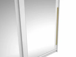 Armario 2 puertas correderas - Con espejos - L200 cm - Color: - ALVARENO^Vente-unique