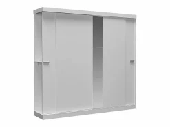 Vente-unique Armario|Armario 2 puertas correderas de color - ADALRIK II