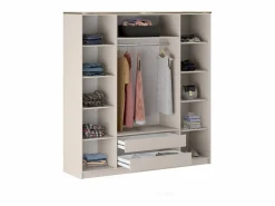 Armario 4 puertas L200 cm en color y dorado - VUKIA de Pascal Morabito^Vente-unique Discount