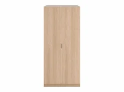 Loungitude Armario|Armario 2 puertas 180x81x52 cm roble 81X180X52 CM