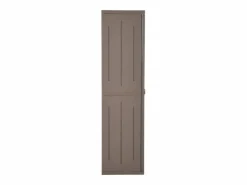 vidaxl Armario De Jardín|Armario almacenaje de jardín PP apariencia madera 65x45x172 cm