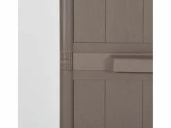 vidaxl Armario De Jardín|Armario almacenaje de jardín PP apariencia madera 65x45x172 cm