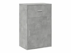vidaxl Armario almacenaje madera ingeniería hormigón 56,5x39x90cm Gris Online