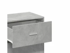vidaxl Armario almacenaje madera ingeniería hormigón 56,5x39x90cm Gris Online