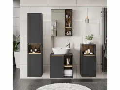 Vicco Armario alto /artisan 38x33x170 viola Gris