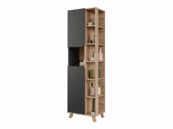 Vicco Armario alto sonoma/antracita 50x35x175 karen Gris Online
