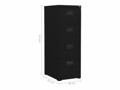 Armario archivador de acero 46x62x133 cm^vidaxl Clearance