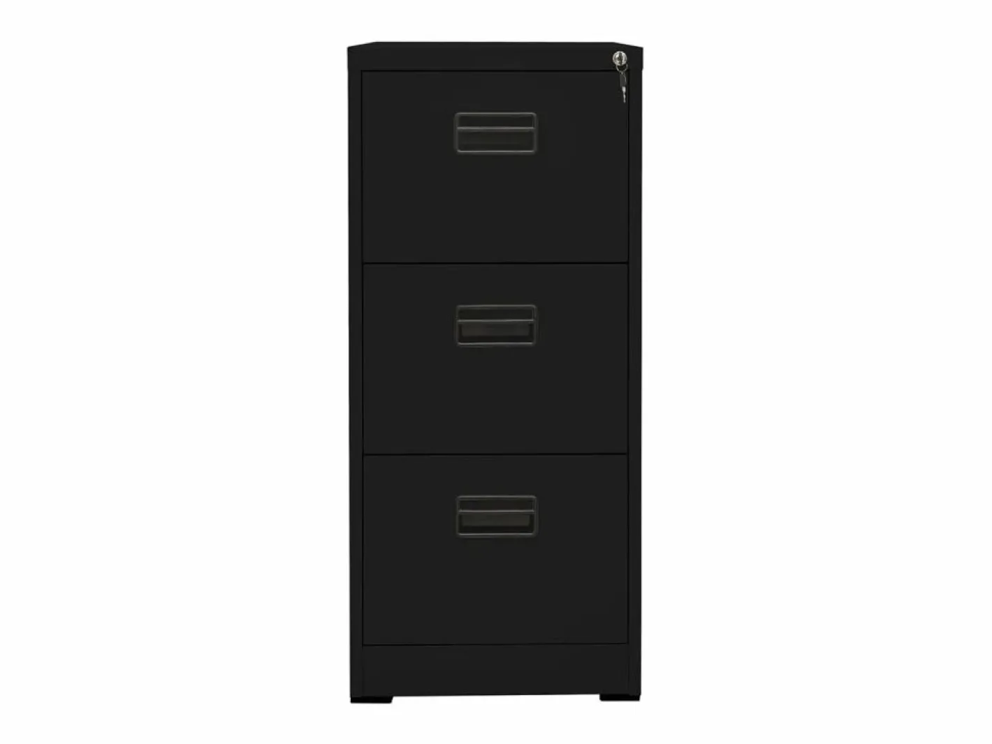 vidaxl Cajonera De Escritorio|Armario archivador de acero 46x62x102,5 cm