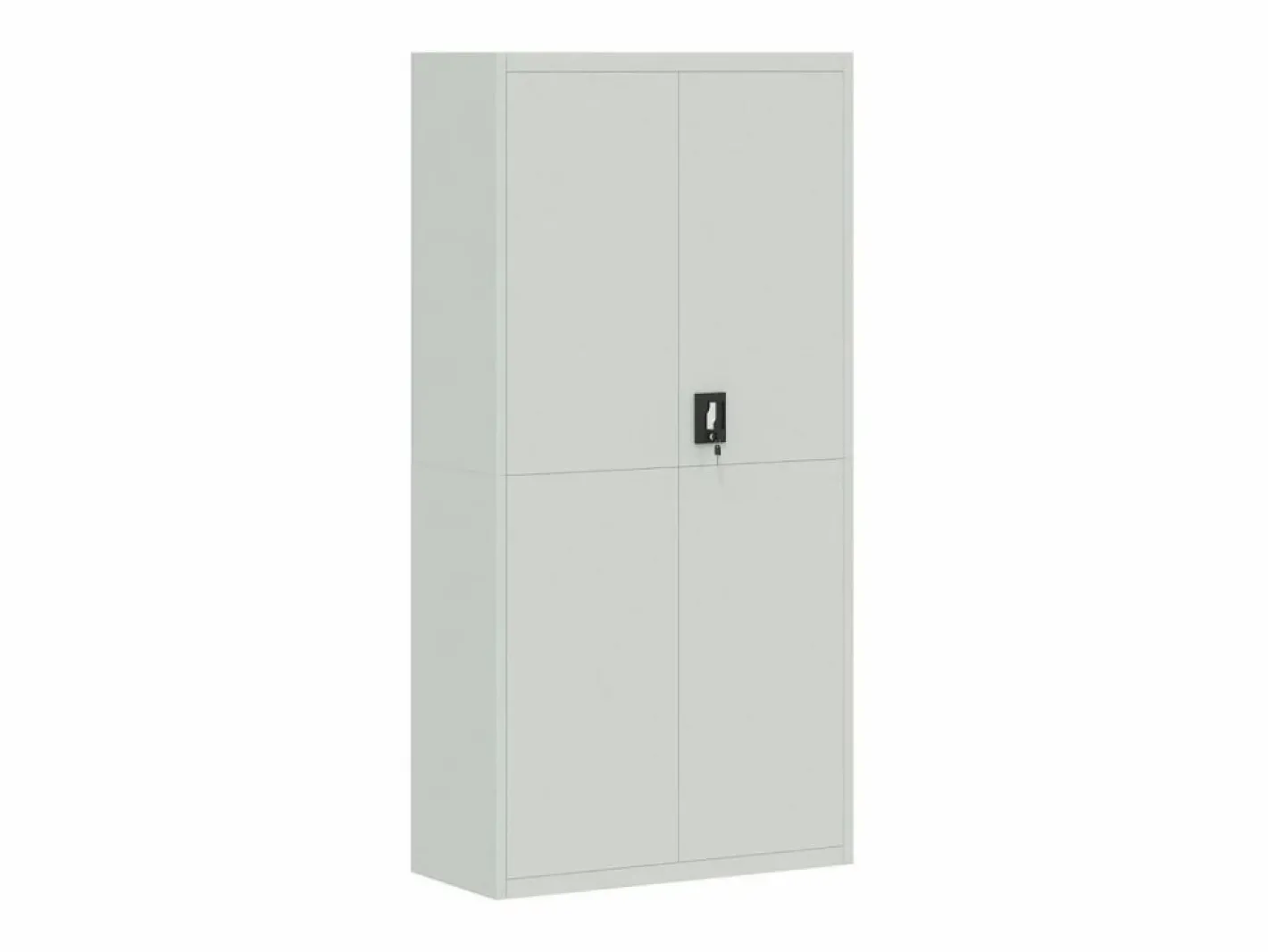 Armario archivador de acero claro 90x40x180 cm ES793373 Gris Discount
