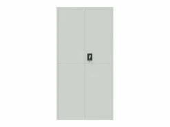 Armario archivador de acero claro 90x40x180 cm ES793373 Gris Discount