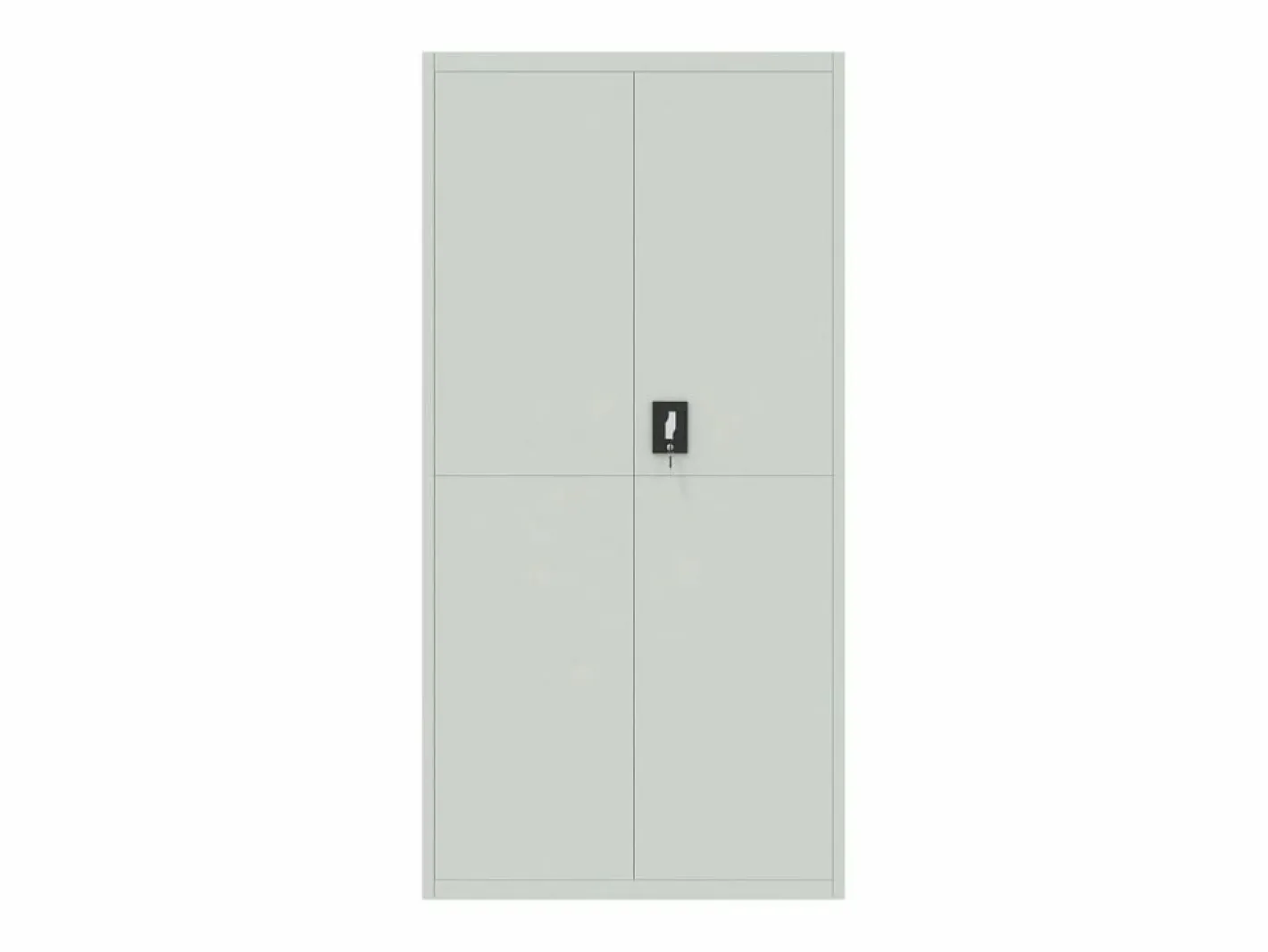 Armario archivador de acero claro 90x40x180 cm ES793373 Gris Discount