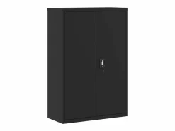 Armario archivador de acero 90x40x140 cm ES541211 Negro Best