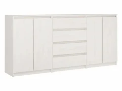 Armario auxiliar 3 unidades madera maciza de pino^vidaxl Best