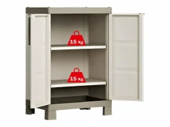Keter Cajonera De Escritorio|Armario bajo almacenaje Excellence y taupe 97 cm