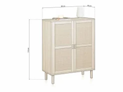 Armario bajo Made Pino - Rattan^duehome Online