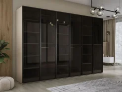 Armario: Beige Arena / Vidrio Antisol, 300 x 200 x 51 cm Negro Online