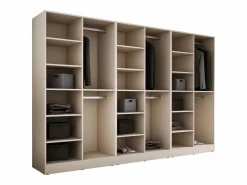 Armario Abierto, Vestidor|Armario: Arena / Vidrio Antisol, 300 x 200 x 51 cm