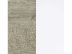 duehome Armario|Armario Brike 180 2 puertas correderas Blanco Artik (Blanco Mate) – Roble Alaska