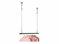 Mueble Perchero|Armario colgante de madera L100cm con cordón LEXY