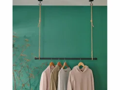 Mueble Perchero|Armario colgante de madera L100cm con cordón LEXY