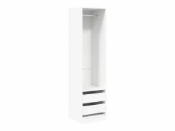 vidaxl Armario|Armario con cajones de madera contrachapada 50x50x200 cm