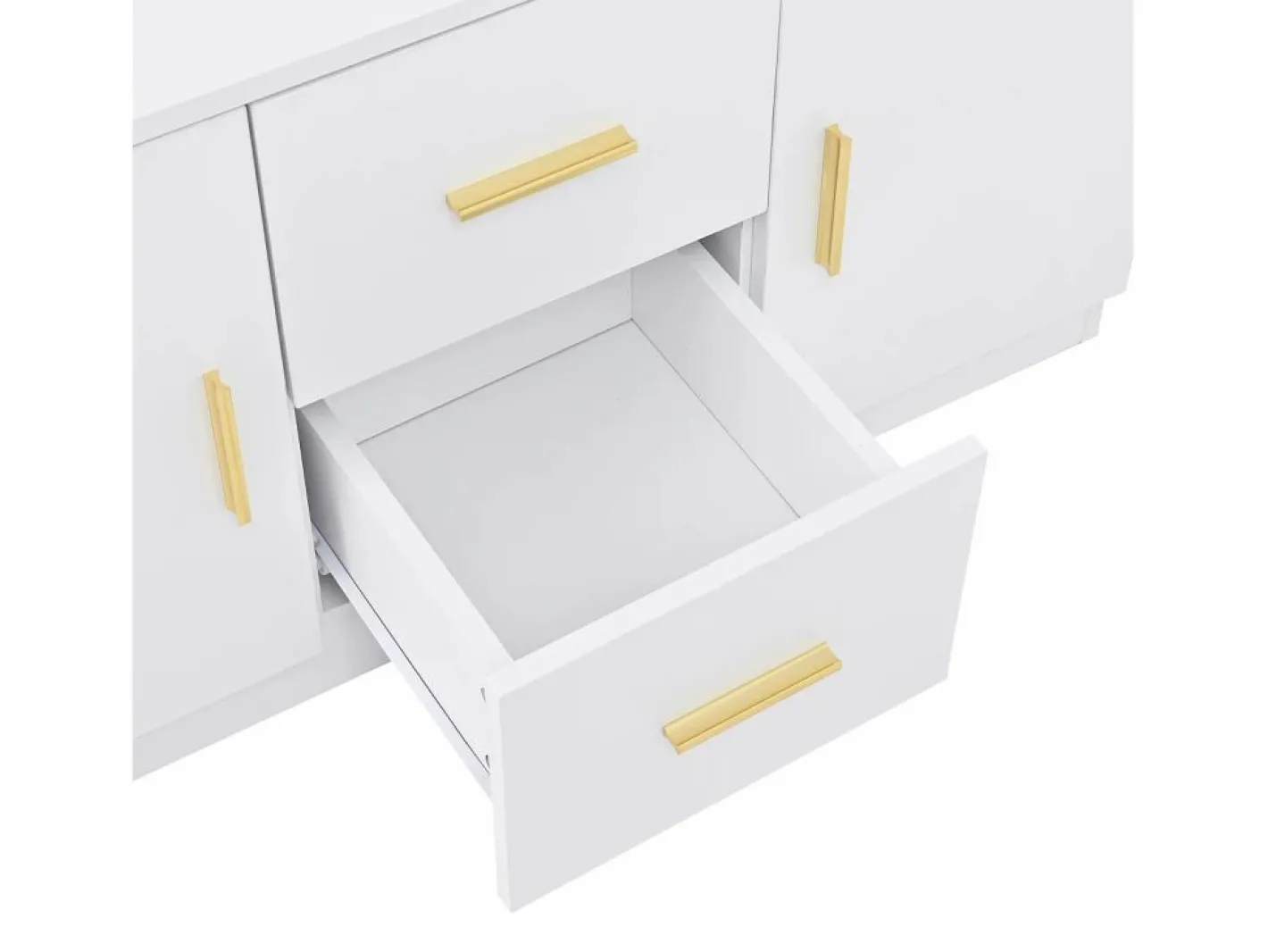Armario con espejo, 2 cajones y 2 puertas - 90 x 40 x 180 cm^Hauss Spole Sale