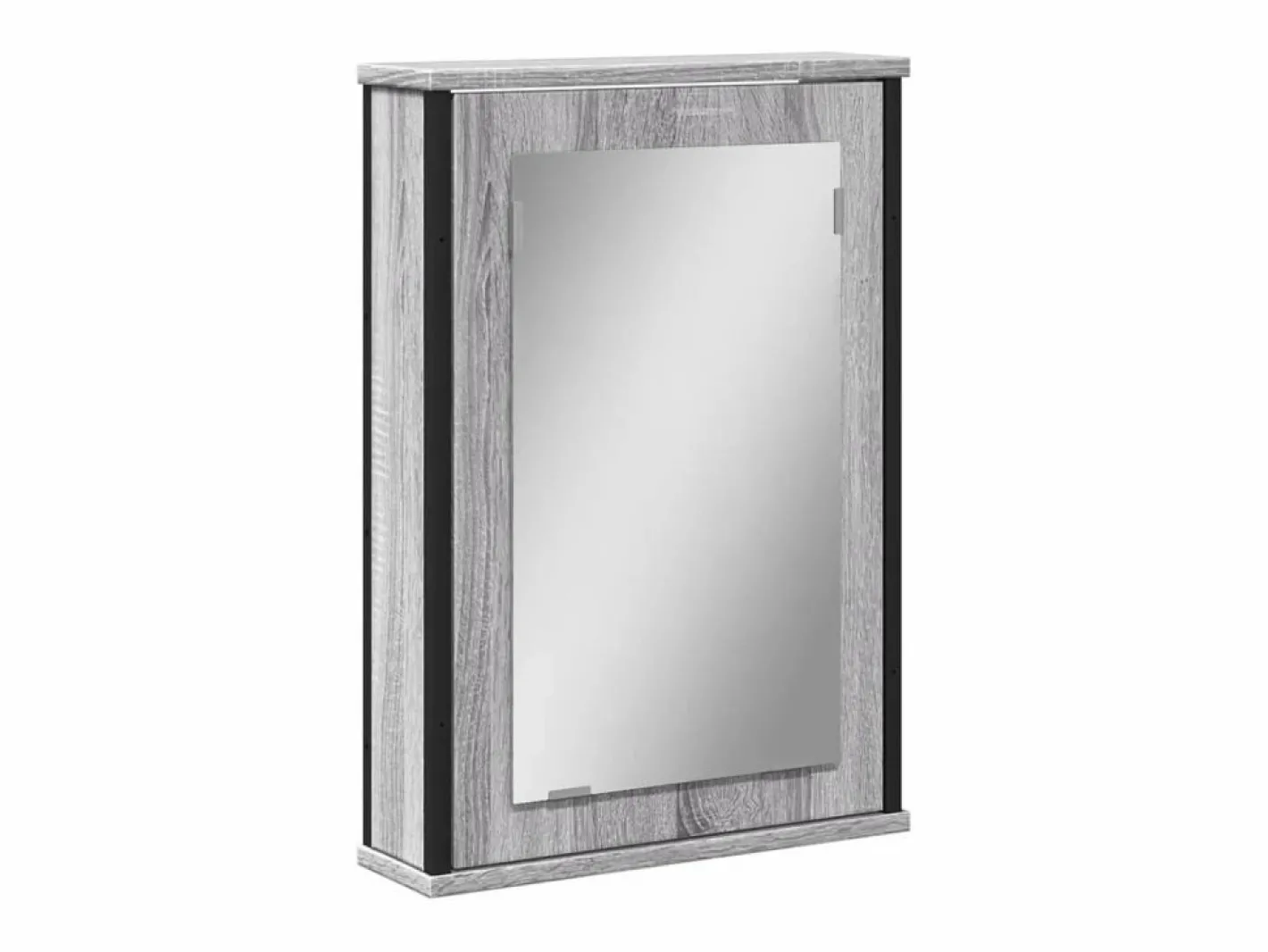 Armario con espejo de baño madera Sonoma 42x12x60 cm ES183056 Gris Discount