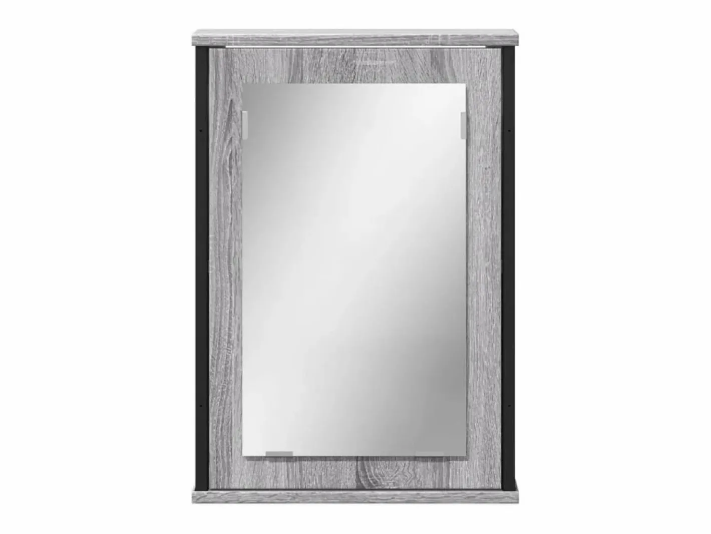 Armario con espejo de baño madera Sonoma 42x12x60 cm ES183056 Gris Discount